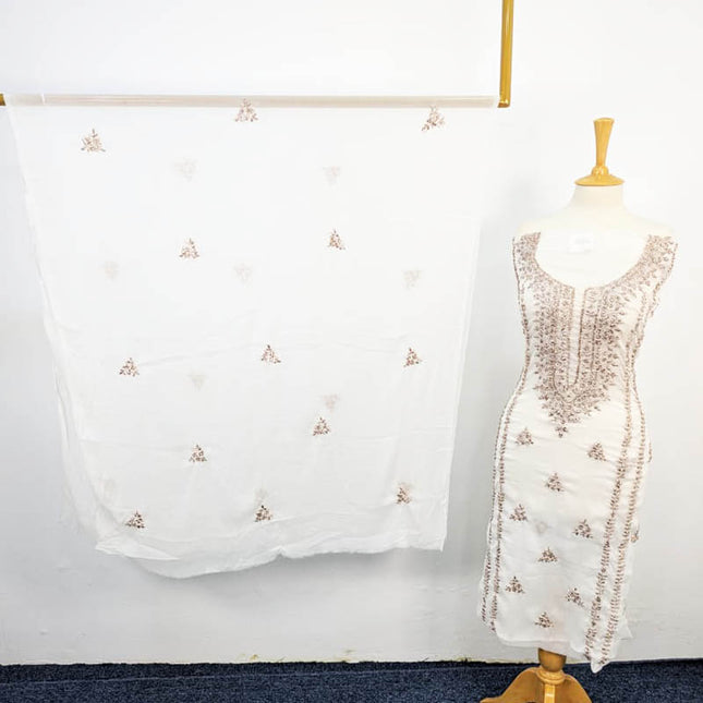 Handmade Chiffon With Gotta Work 2PC Unstitched