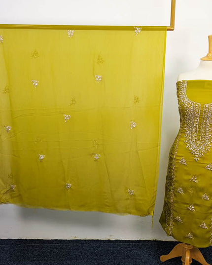 Handmade Chiffon With Gotta Work 2PC Unstitched