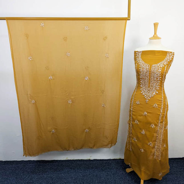 Handmade Chiffon With Gotta Work 2PC Unstitched