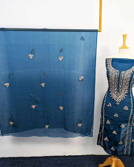 Handmade Chiffon With Gotta Work 2PC Unstitched