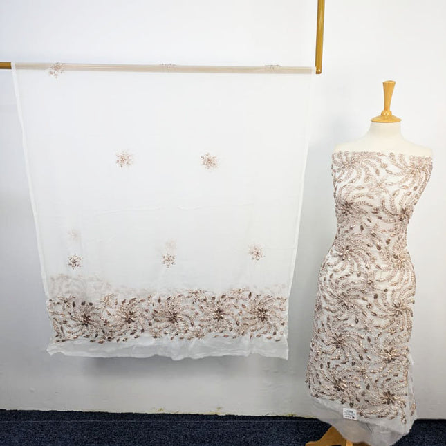 Handmade Full Jaal Gotta Work Chiffon 2PC Unstitched