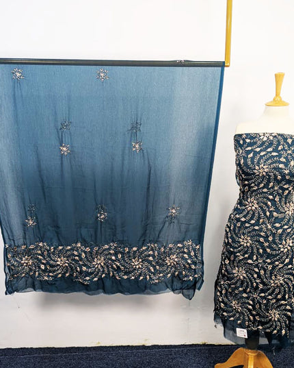 Handmade Full Jaal Gotta Work Chiffon 2PC Unstitched