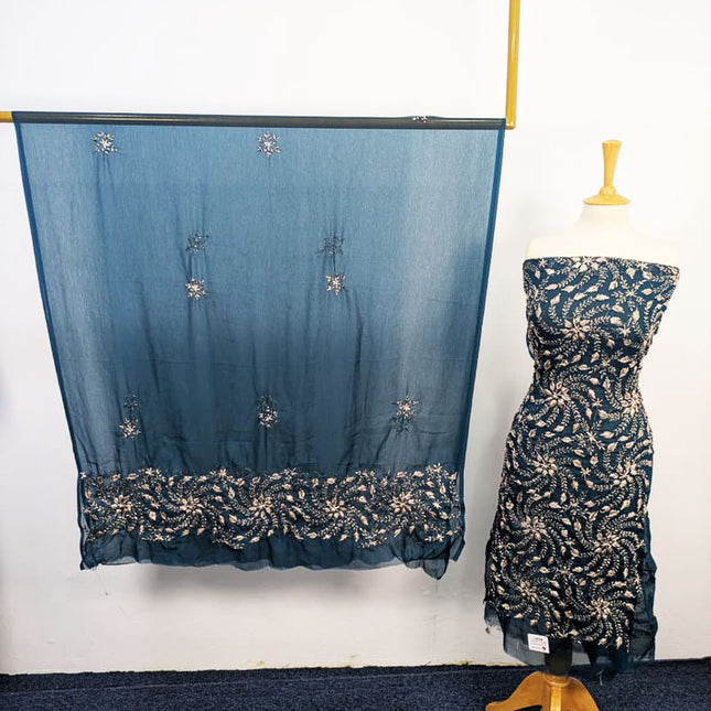 Handmade Full Jaal Gotta Work Chiffon 2PC Unstitched