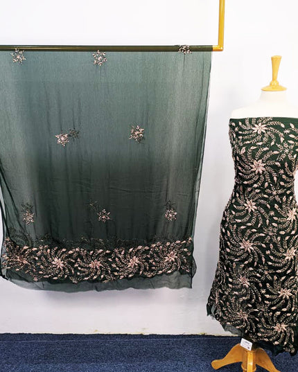 Handmade Full Jaal Gotta Work Chiffon 2PC Unstitched