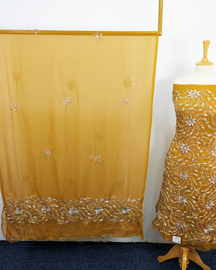 Handmade Full Jaal Gotta Work Chiffon 2PC Unstitched