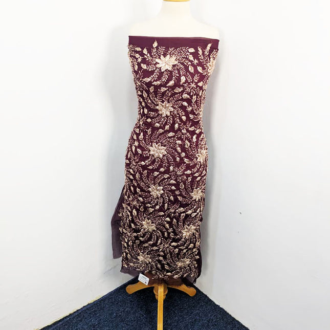 Handmade Full Jaal Gotta Work Chiffon 2PC Unstitched