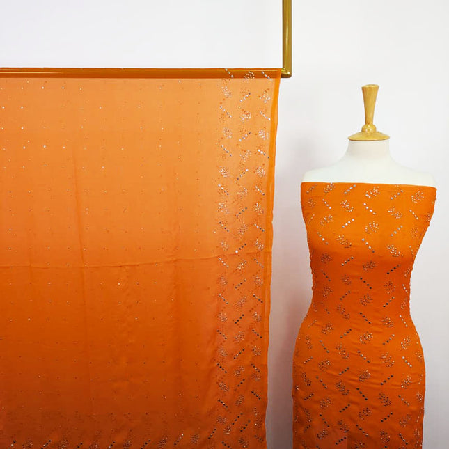 Chiffon With Mukesh Work 2PC Unstitched