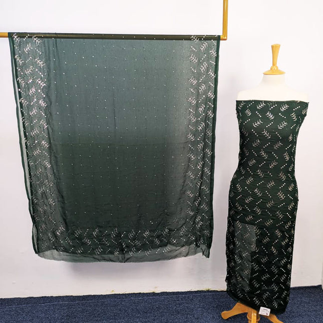 Chiffon With Mukesh Work 2PC Unstitched