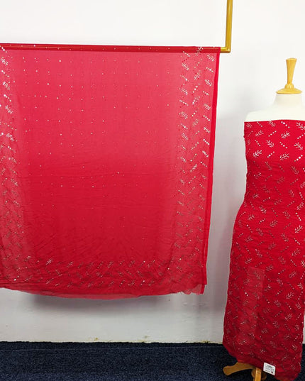 Chiffon With Mukesh Work 2PC Unstitched