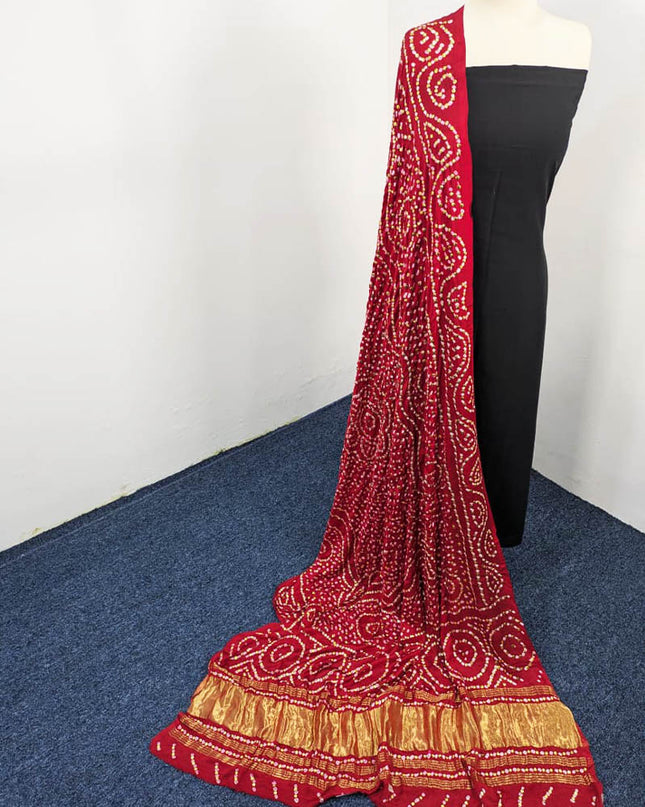 Gajji Silk Dupatta – Chunri & Mukesh Charm | Apka Libas