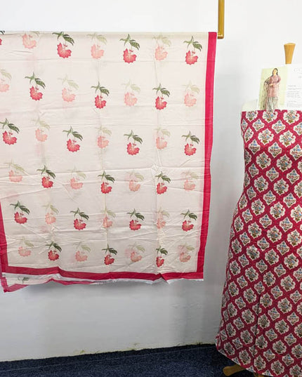 Fancy Digital Printed Lawn With Farshi Shalwar 3Pc