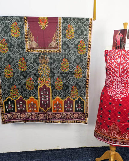 Digital Printed  Viscose 3PC Unstitched - Maria .B Brand
