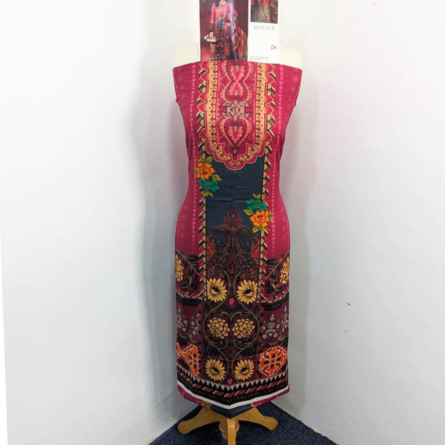 Digital Printed  Viscose 3PC Unstitched - Maria .B Brand