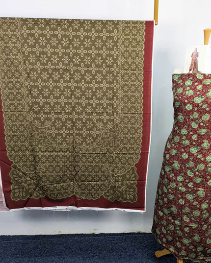 Printed Khaddar  3Pc Unstitched - Sapphire Brand