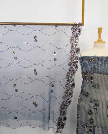 Fancy Net CutDana 2PC Unstitched