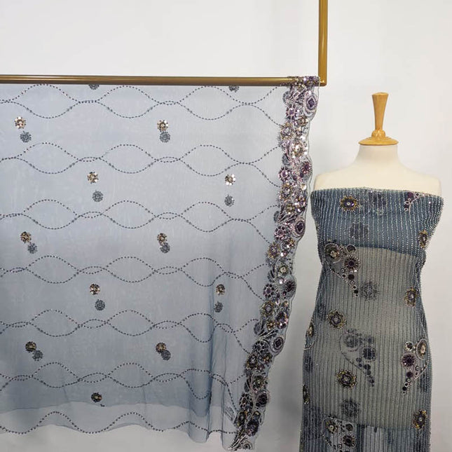 Fancy Net CutDana 2PC Unstitched