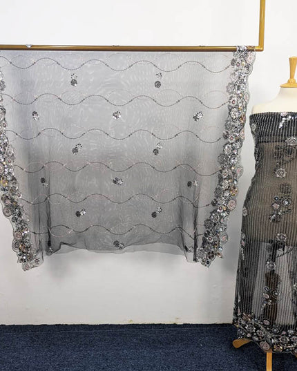 Fancy Net CutDana 2PC Unstitched