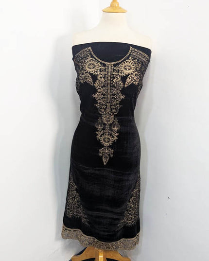 Fancy Embroidered Velvet 3PC Unstitched