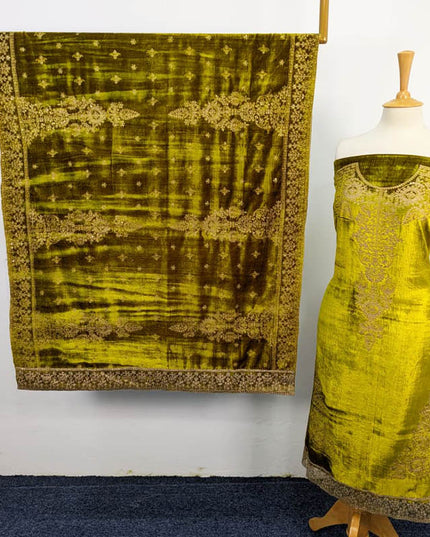 Fancy Embroidered Velvet 3PC Unstitched