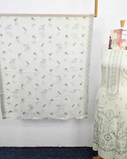 Embroidered Winter Slub Karandi With Pure Bamber Duppatta Modern Vol-115