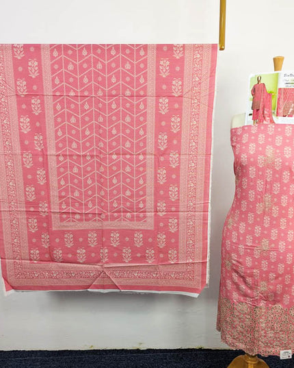Printed Khaddar With Embroidered And Chikankari Work 3PC- Bin Umer