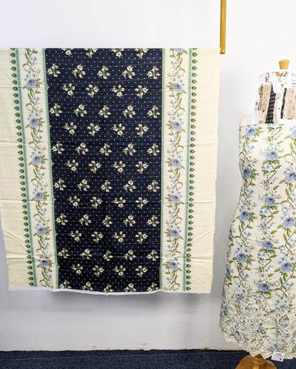 Printed Khaddar With Embroidered And Chikankari Work 3PC- Bin Umer