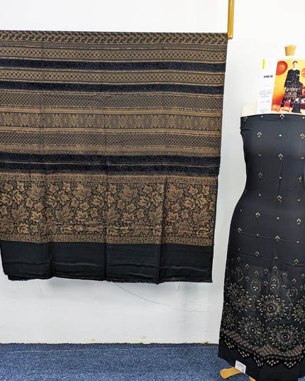 Heavy Embroidered Bana Dora Dhanak With Wool Shawl 3PC  Hadiya Vol-1846