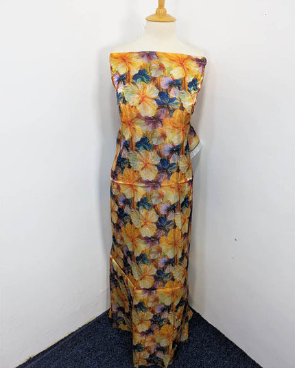 Printed Silk With Kundan 2PC Unstitched