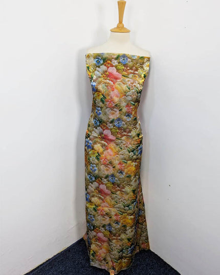 Printed Silk With Kundan 2PC Unstitched
