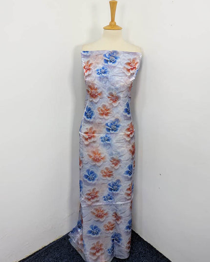 Printed Silk With Kundan 2PC Unstitched