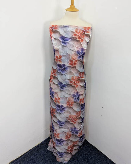 Printed Silk With Kundan 2PC Unstitched