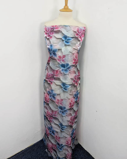 Printed Silk With Kundan 2PC Unstitched
