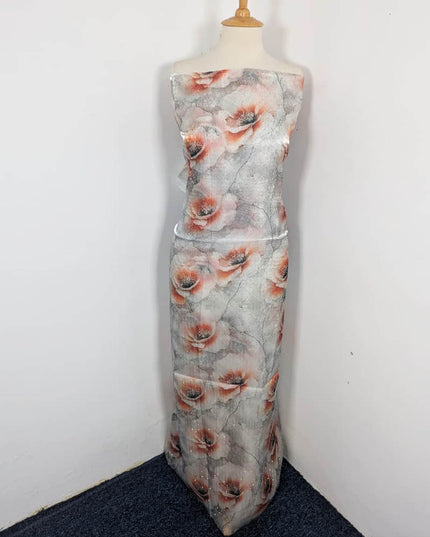 Printed Silk With Kundan 2PC Unstitched