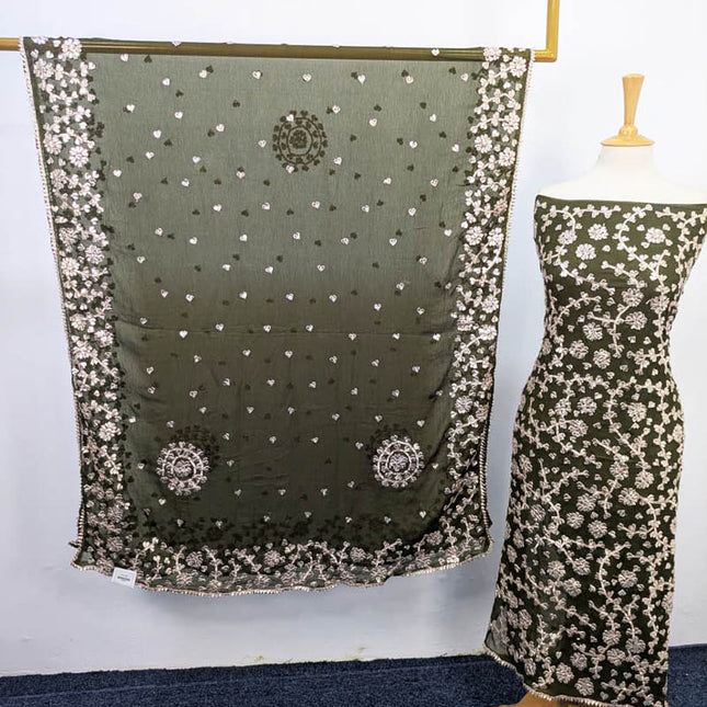 Handmade Gotta Work Chiffon 2PC Unstitched