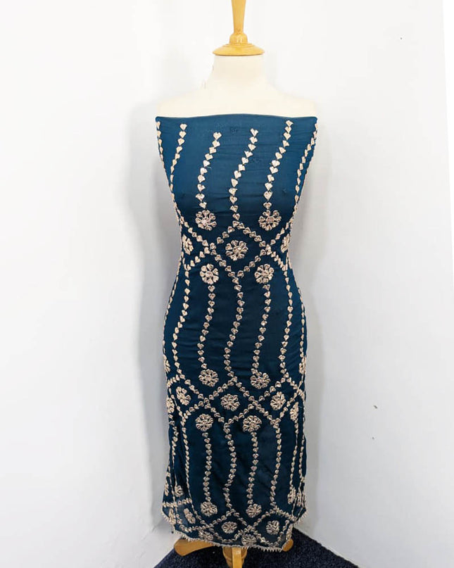 Handmade Gotta Work Chiffon With Contrast Dupatta