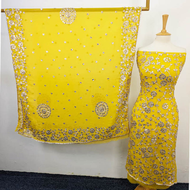 Handmade Gotta Work Chiffon 2PC Unstitched