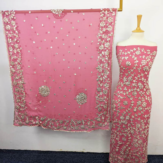 Handmade Gotta Work Chiffon 2PC Unstitched