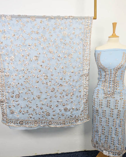 Handmade Full Jaal Gotta Work Chiffon 2PC Unstitched