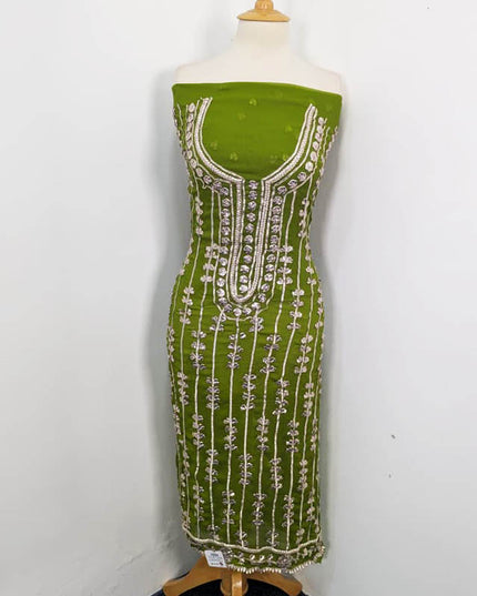 Handmade Full Jaal Gotta Work Chiffon 2PC Unstitched
