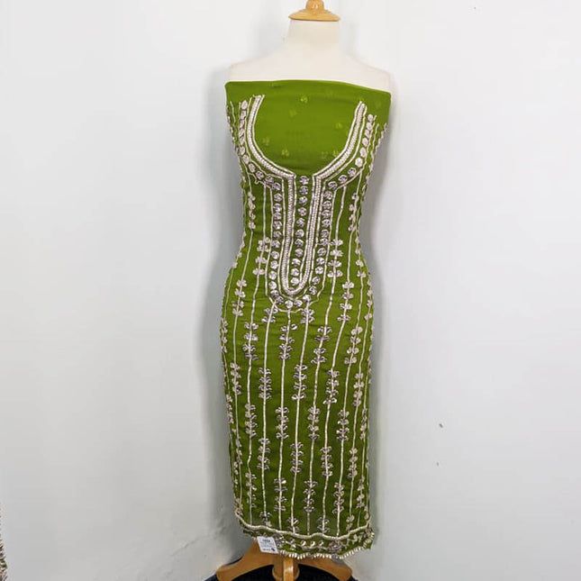 Handmade Full Jaal Gotta Work Chiffon 2PC Unstitched