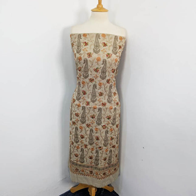 Fancy Embroidered Pashmina 3PC Unstitched