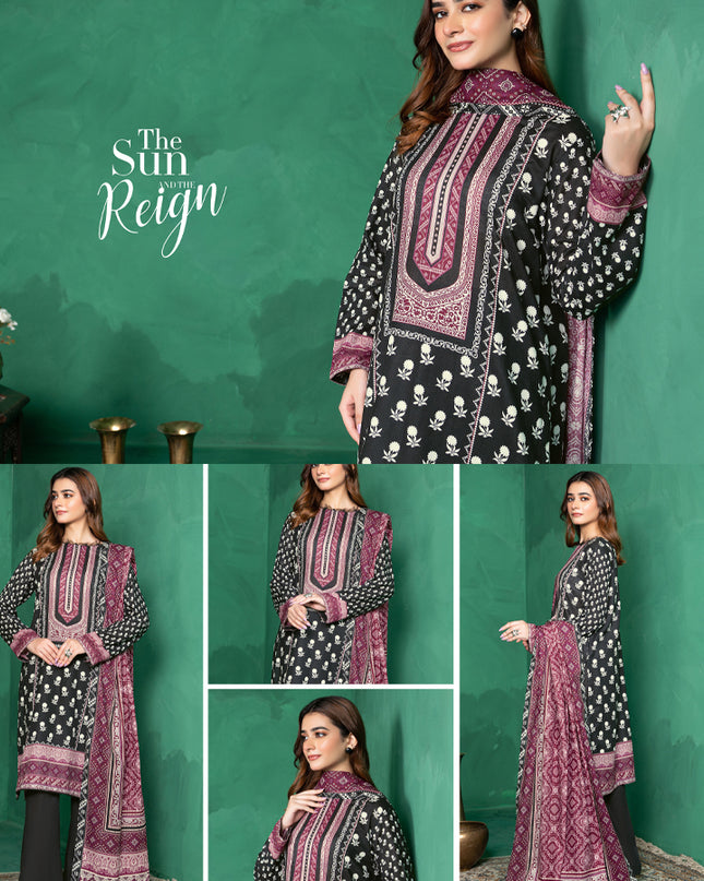 Digital Printed Intermix Cotton 3PC Unstitched Nayab Vol-13