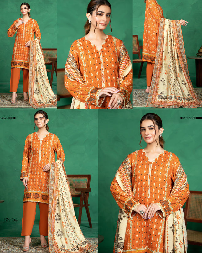 Digital Printed Intermix Cotton 3PC Unstitched Nayab Vol-13