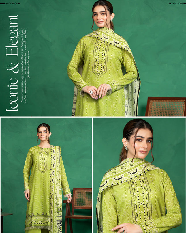 Digital Printed Intermix Cotton 3PC Unstitched Nayab Vol-13