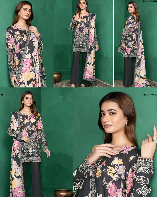 Digital Printed Intermix Cotton 3PC Unstitched Nayab Vol-13