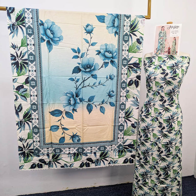 Digital Printed Winter Slub 3PC Unstitched by Modern Vol-126