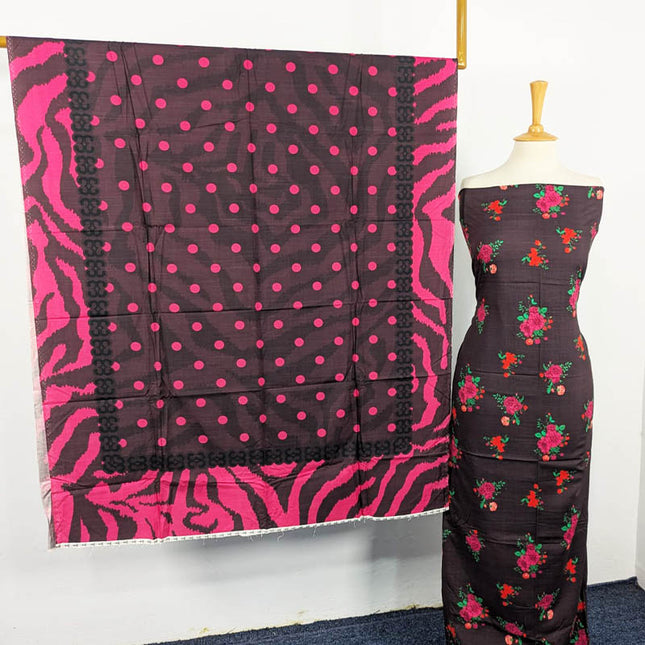 Digital Printed Winter Slub 3PC Unstitched by Modern Vol-126