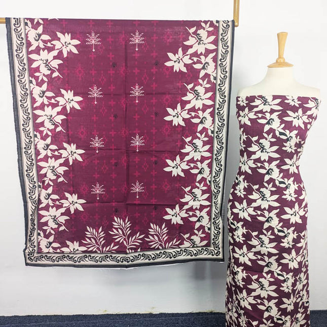 Digital Printed Khaddar 3PC Unstitched