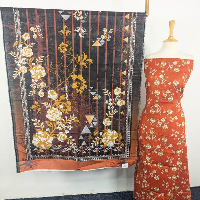 Digital Printed Khaddar 3PC Unstitched