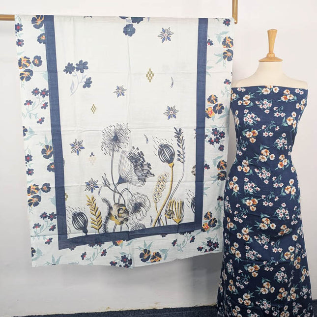 Digital Printed Khaddar 3PC Unstitched